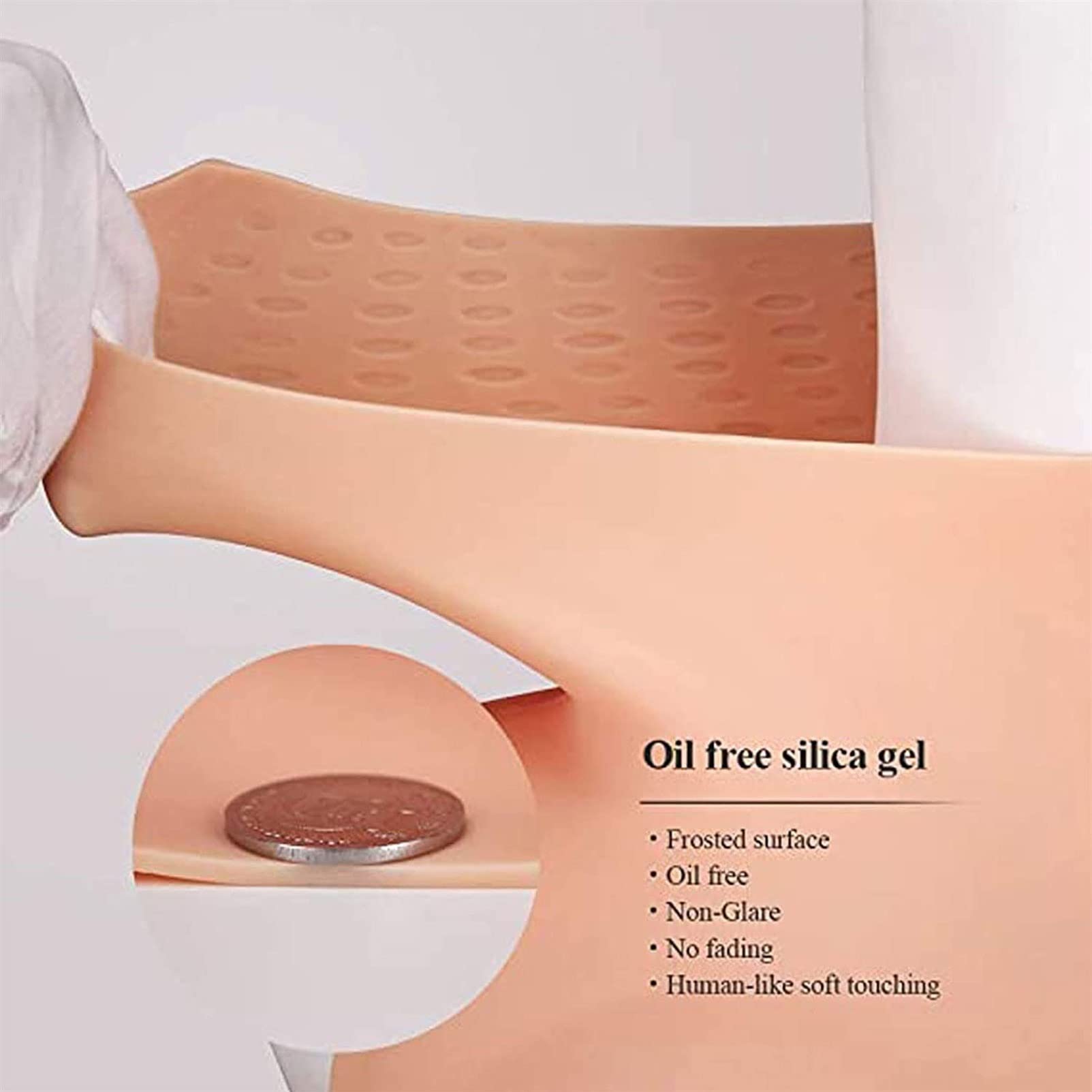 Amazon.co.jp: ハイネック式シリコンバスト女装おっぱい C